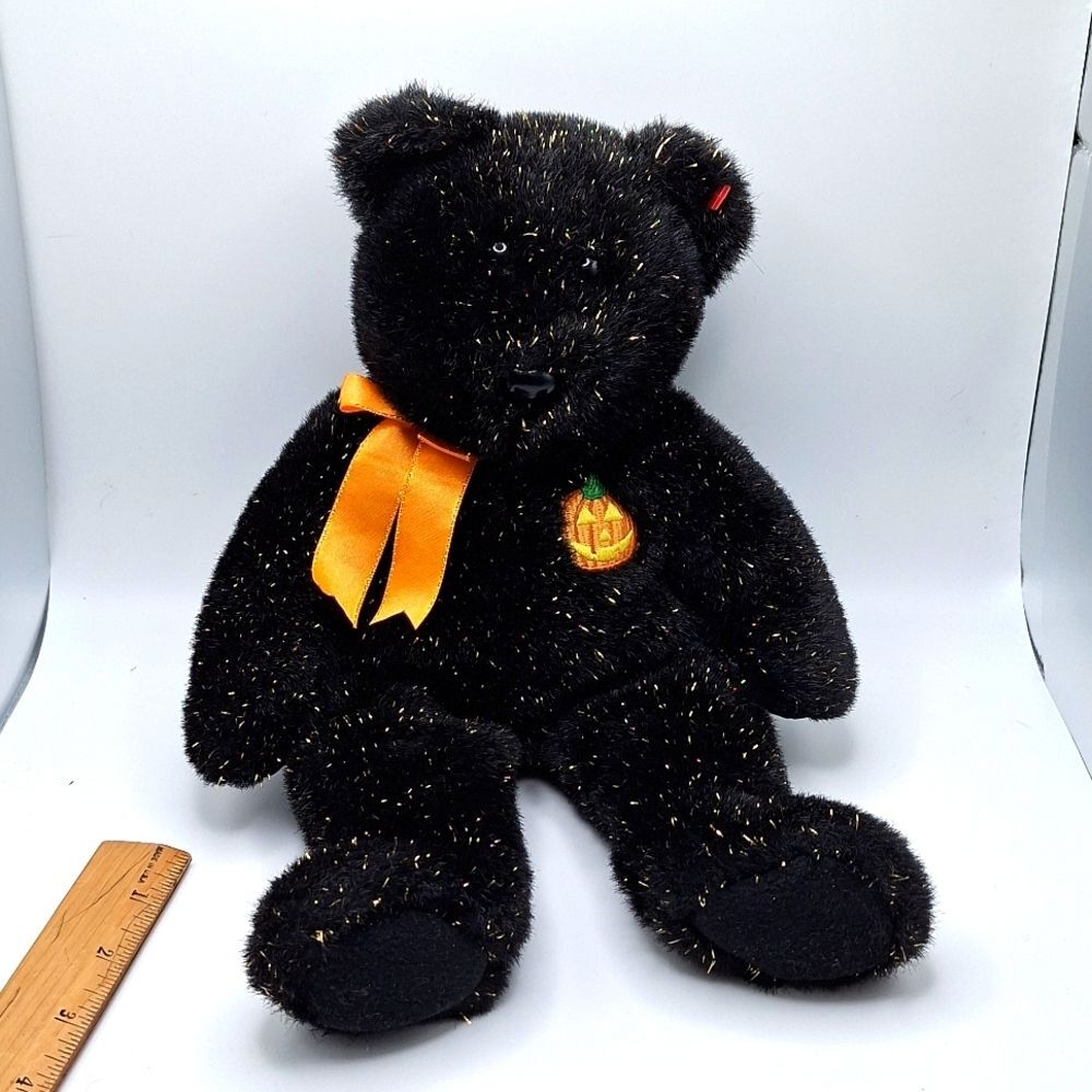 Halloween Haunt beanie Buddy sparkle bear